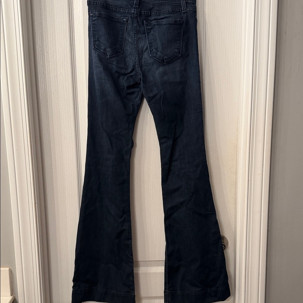 Judy Blue Dark Blue Flare Jeans - Picture 3 of 3